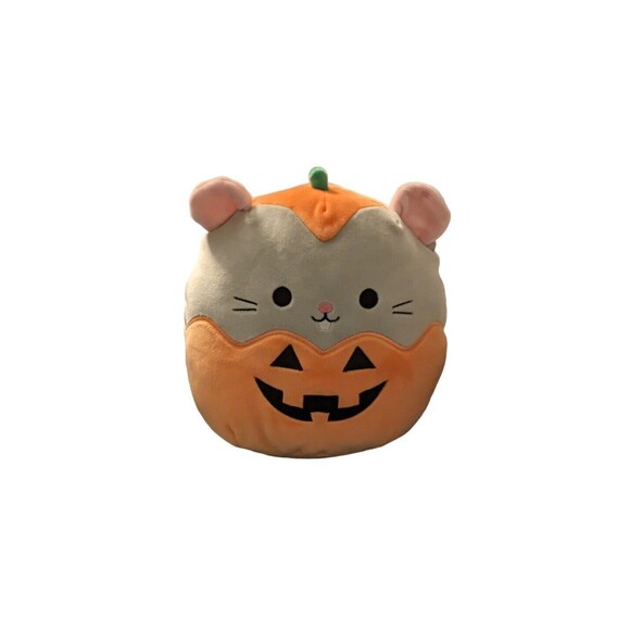 Squishmallows Halloween 2023 Squad 8" Milto the Mouse in Pumpkin Plush Toy - Picture 1 of 7